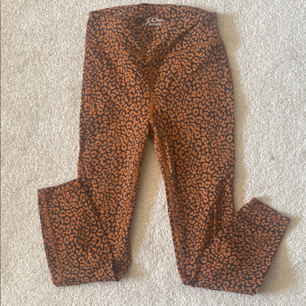 J. Crew Weekend Leopard Print Leggings